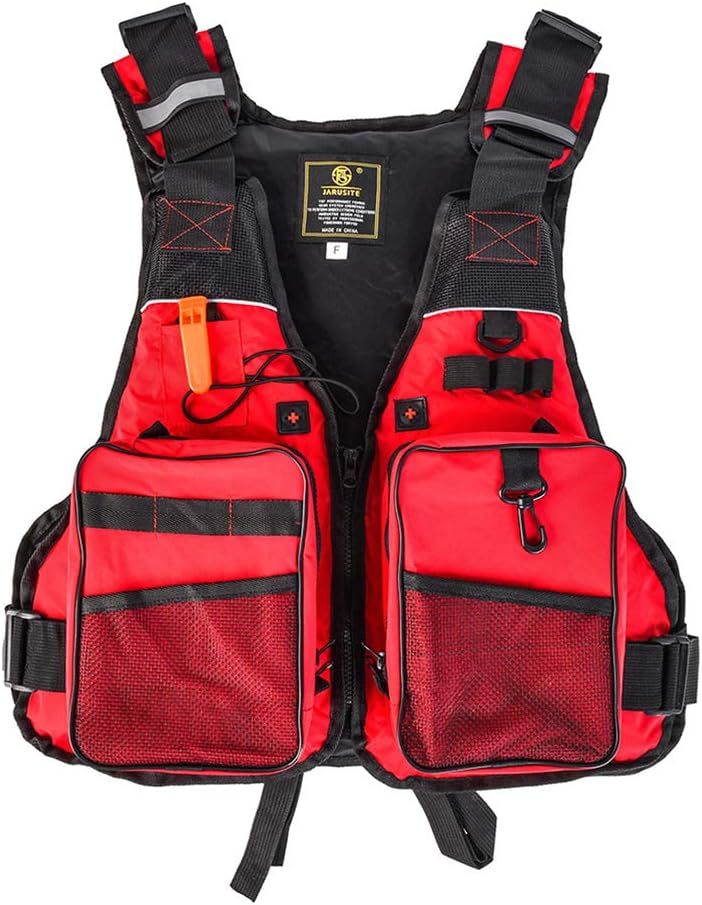 giubbotto di salvataggio gonfiabile per la pesca