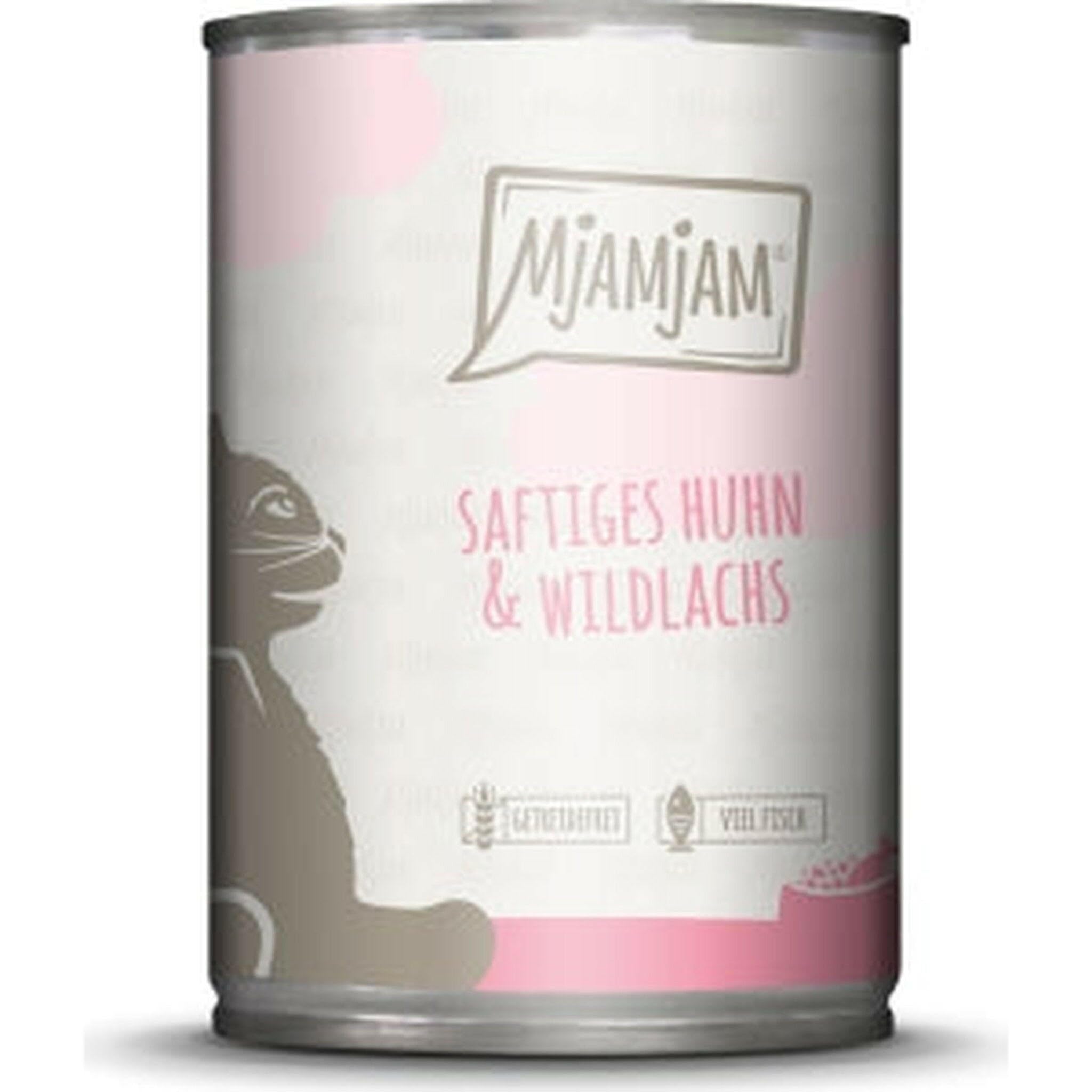 MjAMjAM - Juicy chicken and wild salmon 200 g - complete food - cat