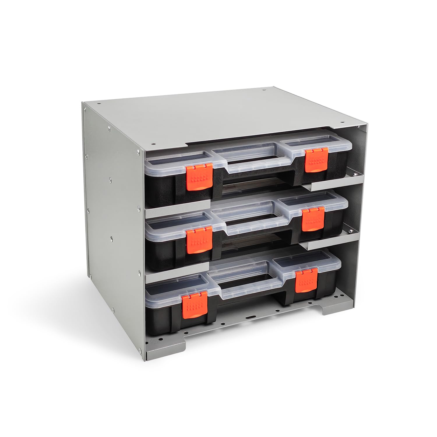 P-SH-Tote Shelf Kit for Van Shelving Storage, 3 Plastic Storage