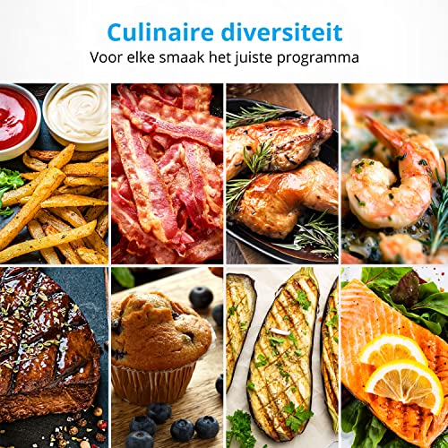 MEDION friteuse, ca. 1400 watt, digitaal bedieningspaneel, totale inhoud 3,2 liter, olievrij frituren, 30 min timer, oververhittingsbeveiliging, MD10711 zwart - Afbeelding 4