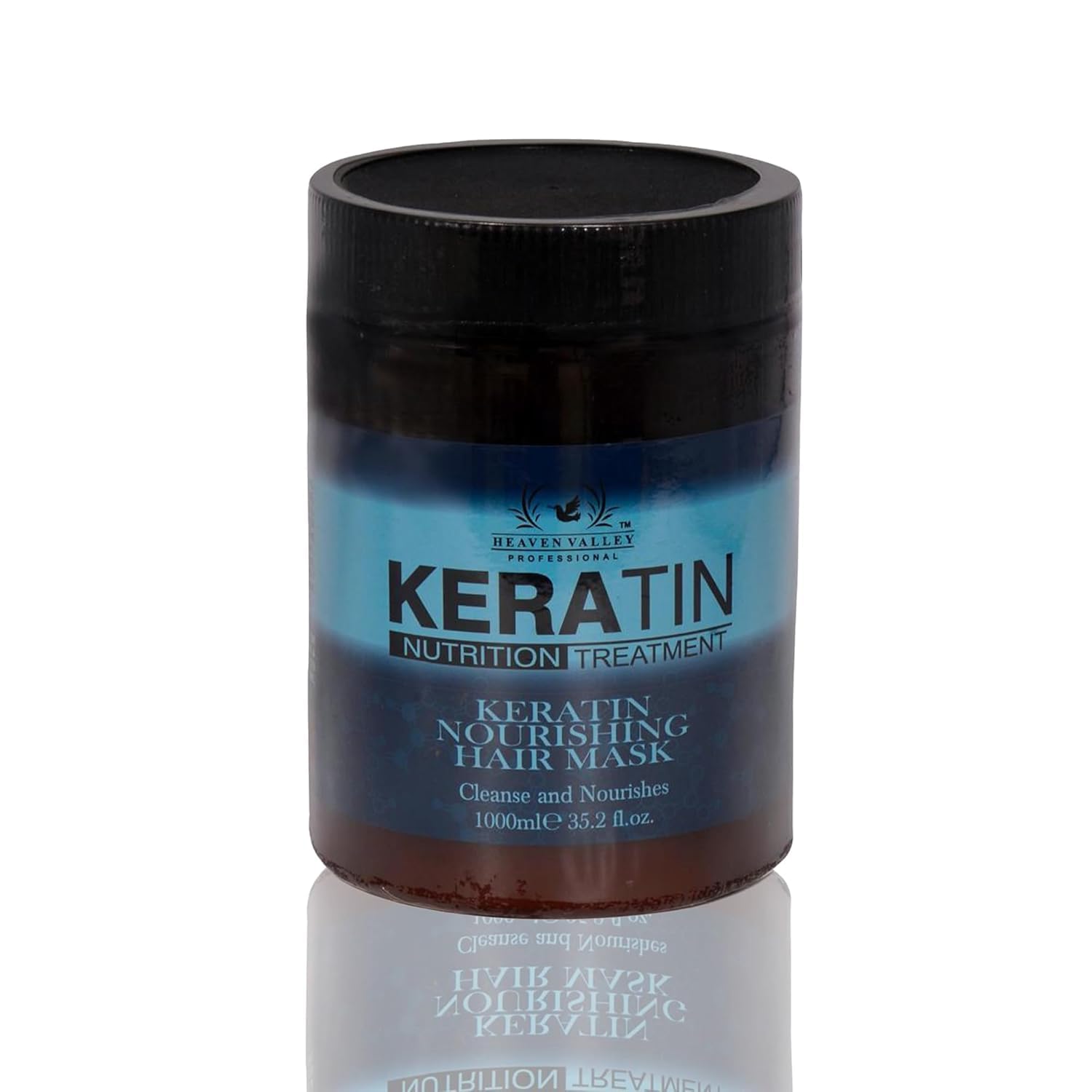 Heaven Valley Keratin Nourishing Hair Spa Mask for Deep Nourishment and Repair, Argan Oil, Smooth and Shiny Hair Treatment, Moisturizing for Dry and Damaged Hair, Frizz Control, Color Safe, 1000ml-image-47