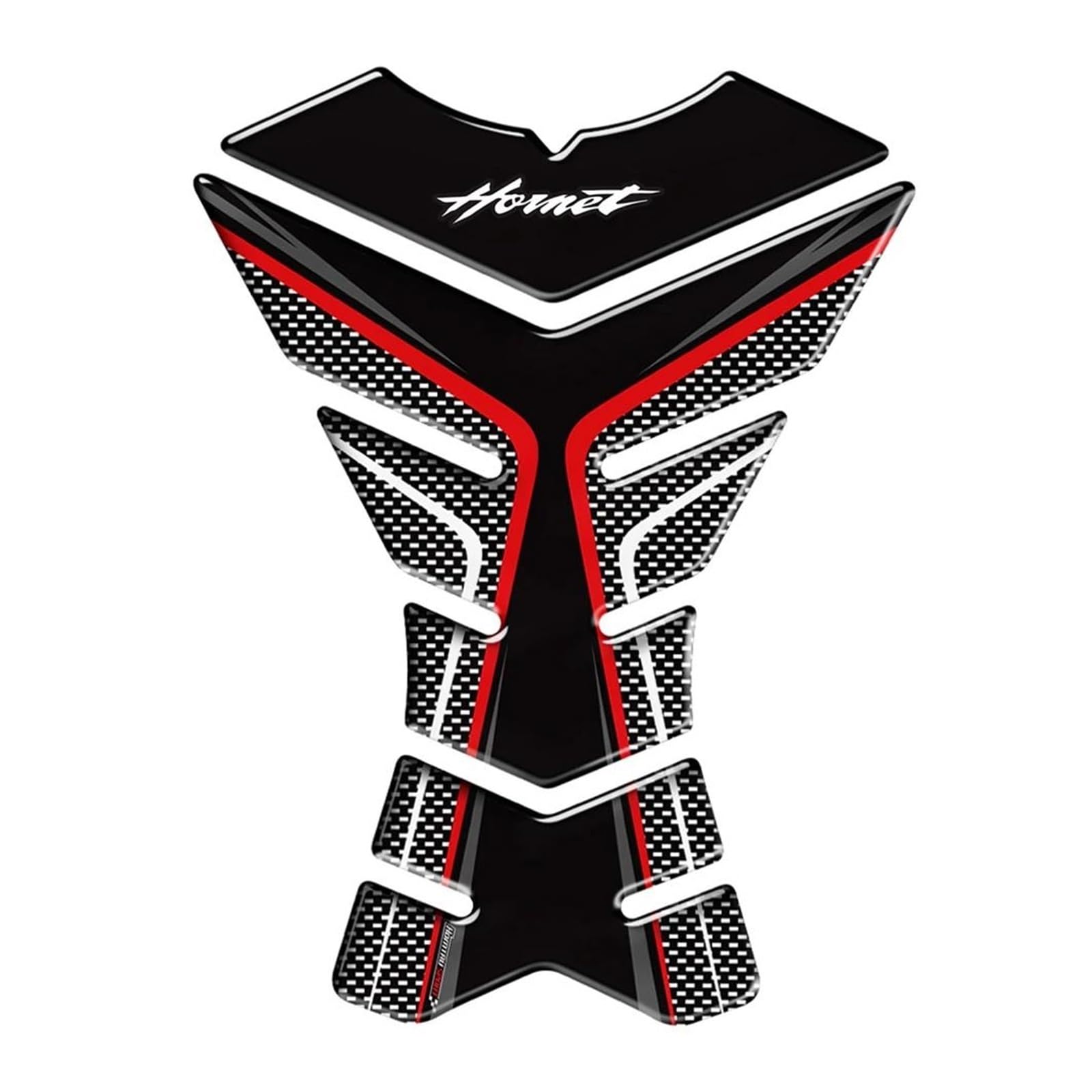Decal Gas Tank Pad Protector Sticker for Honda Hornet CB600F CB650F CB250 CB1000R(Black1)