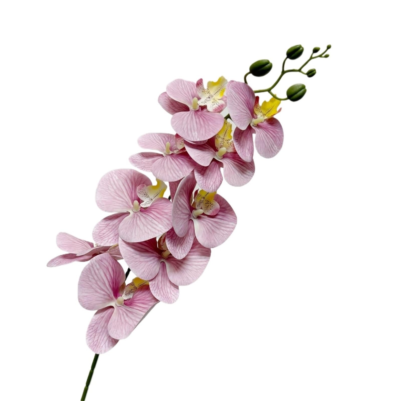 LuoAXINN Artificial Flower Branches 98CM 9-head Film Butterfly Orchid Artificial Flower Living Room Dining Table Floor Decoration Wedding Arrangement(Color7)