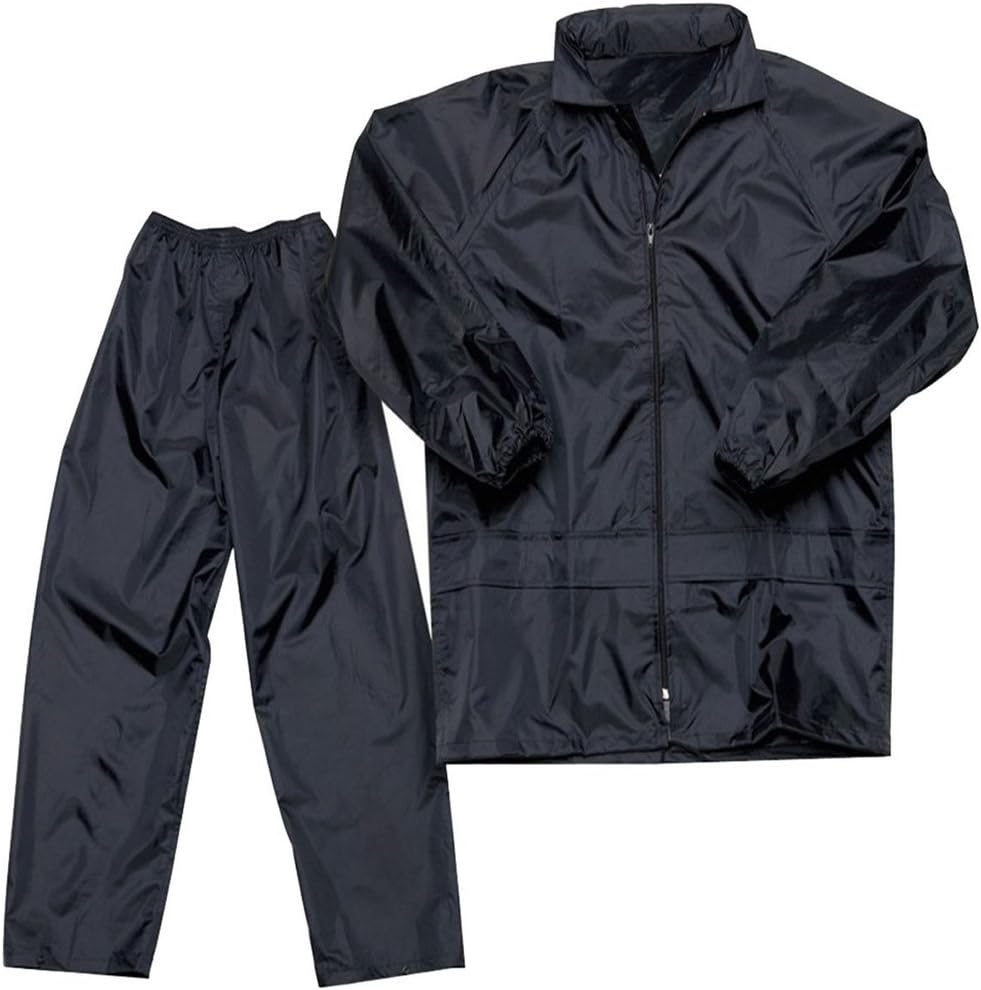 Motoway waterproof rain suit with hood & carry bag