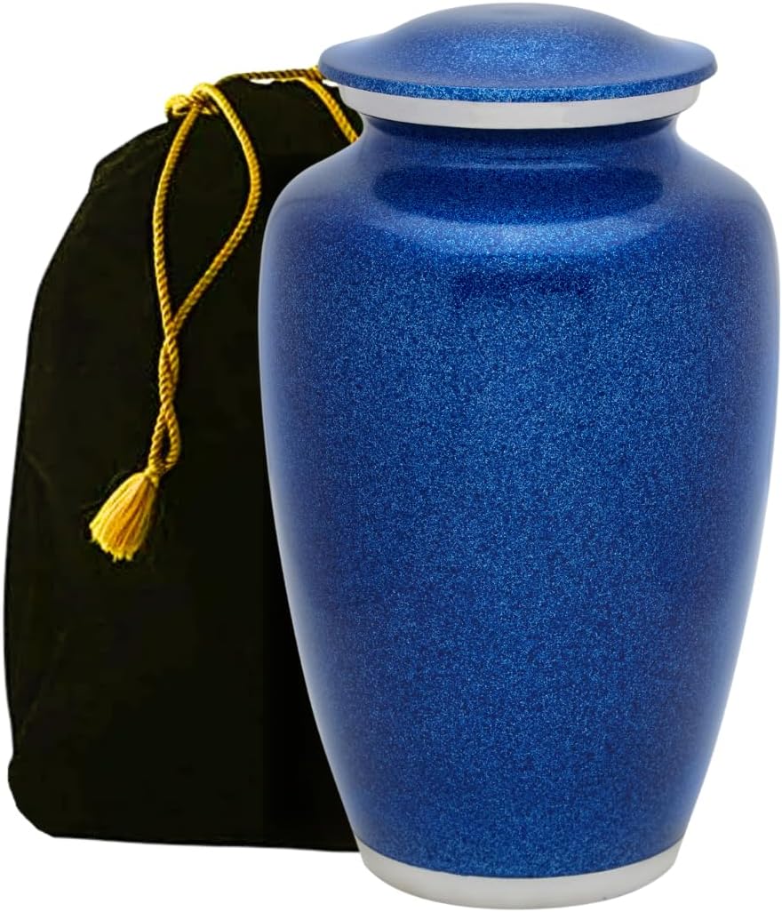 Blue Pearl Adult Cremation Urn