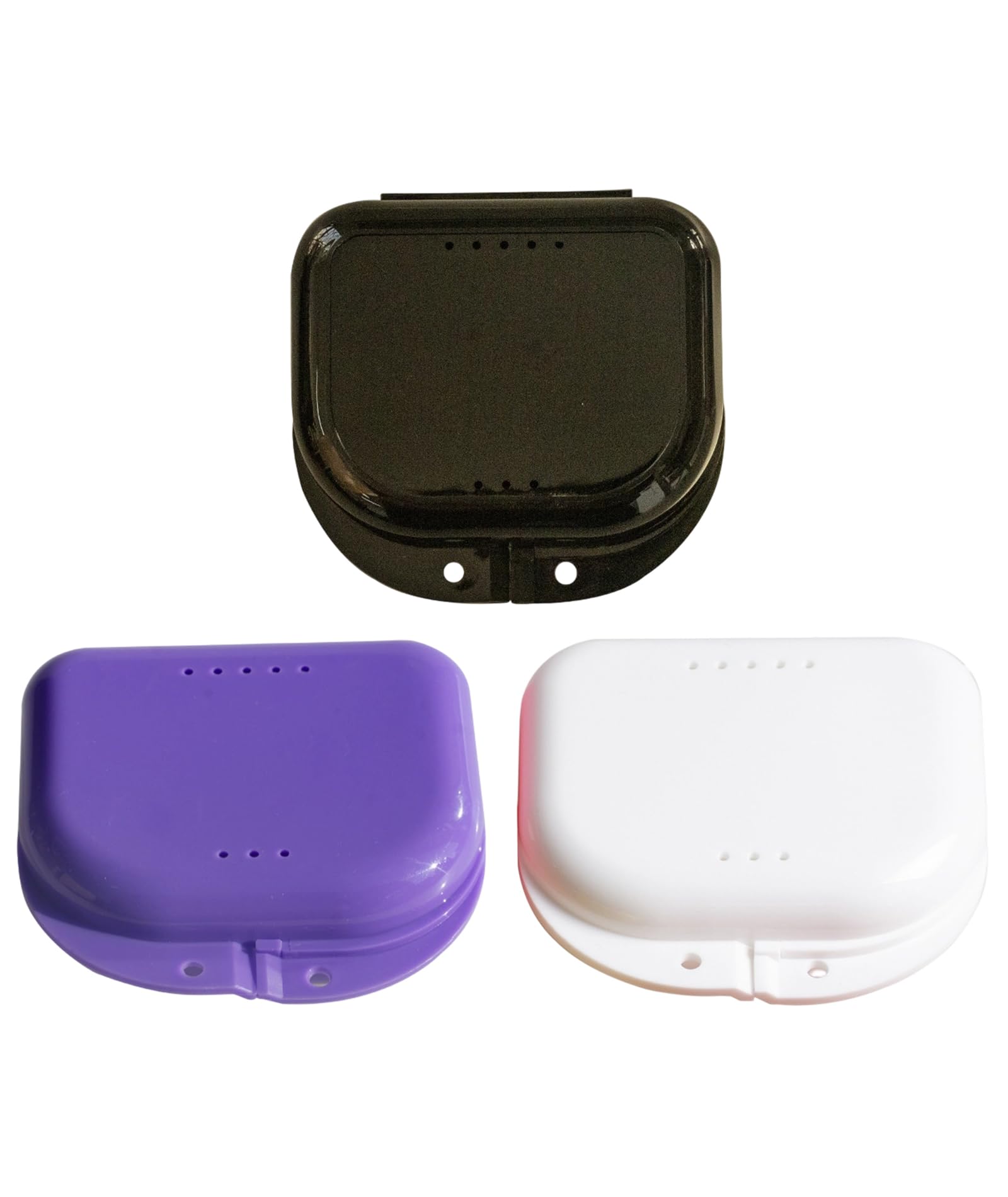 3PCS Retainer Case Portable Denture Box Teeth Mouth Tray for Slim Orthodontic Case for Invisalign, Mouth Guard, Braces,Dental Tray,Sports Dental Appliances,Bleaching Trays-image-46