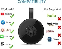 Vista 7 de SmartSee Adaptador de pantalla HD inalámbrico, pantalla WiFi, espejo de transmisión de medios, receptor dongle para teléfono/PC/tableta a pantalla