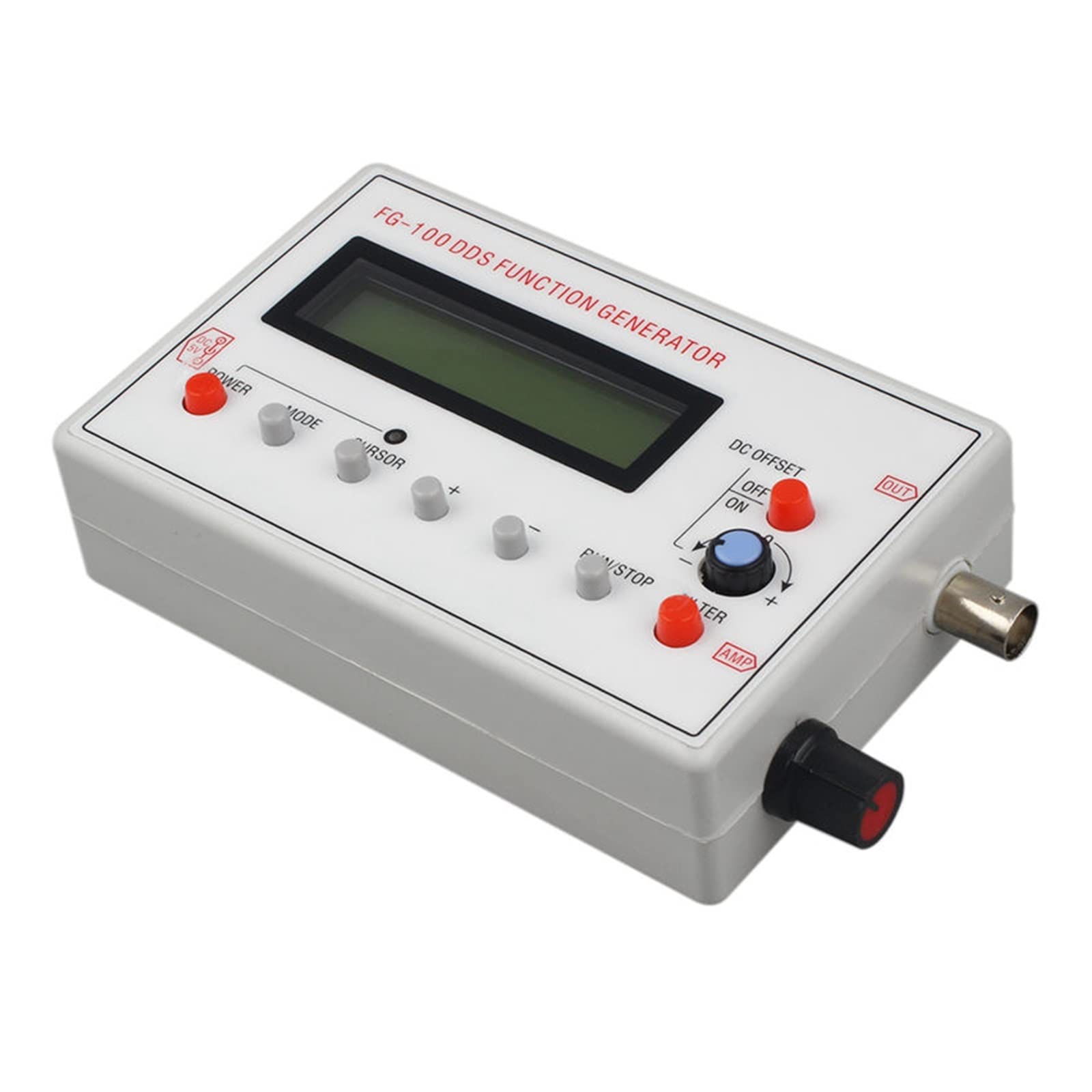 Generador de señal de corriente FG-100 DDS Función Generador de señal Contador de frecuencia 1Hz - 500KHz