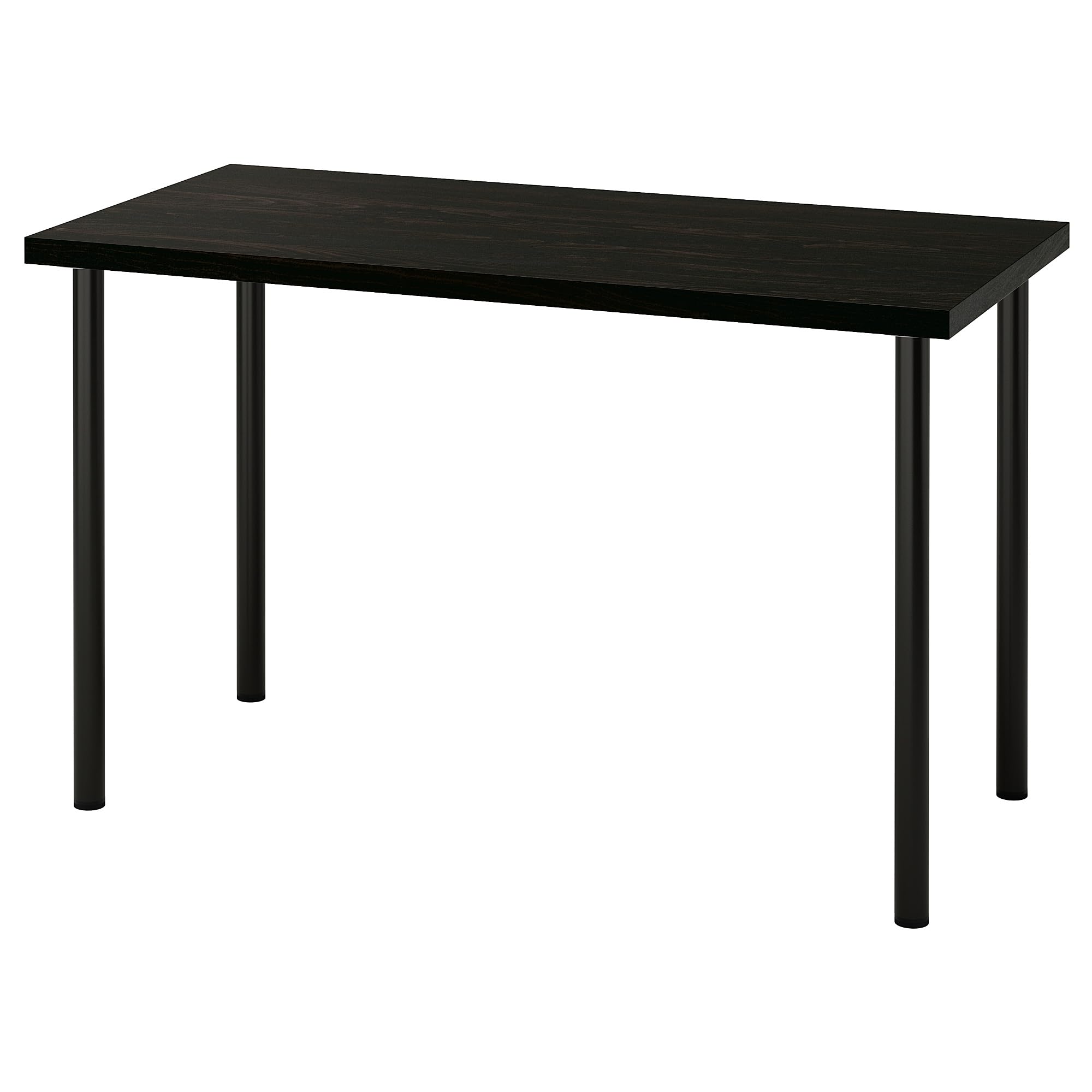 Bureau LAGKAPTEN/ADILS noir-marron et noir 120x60 cm pour espace de travail