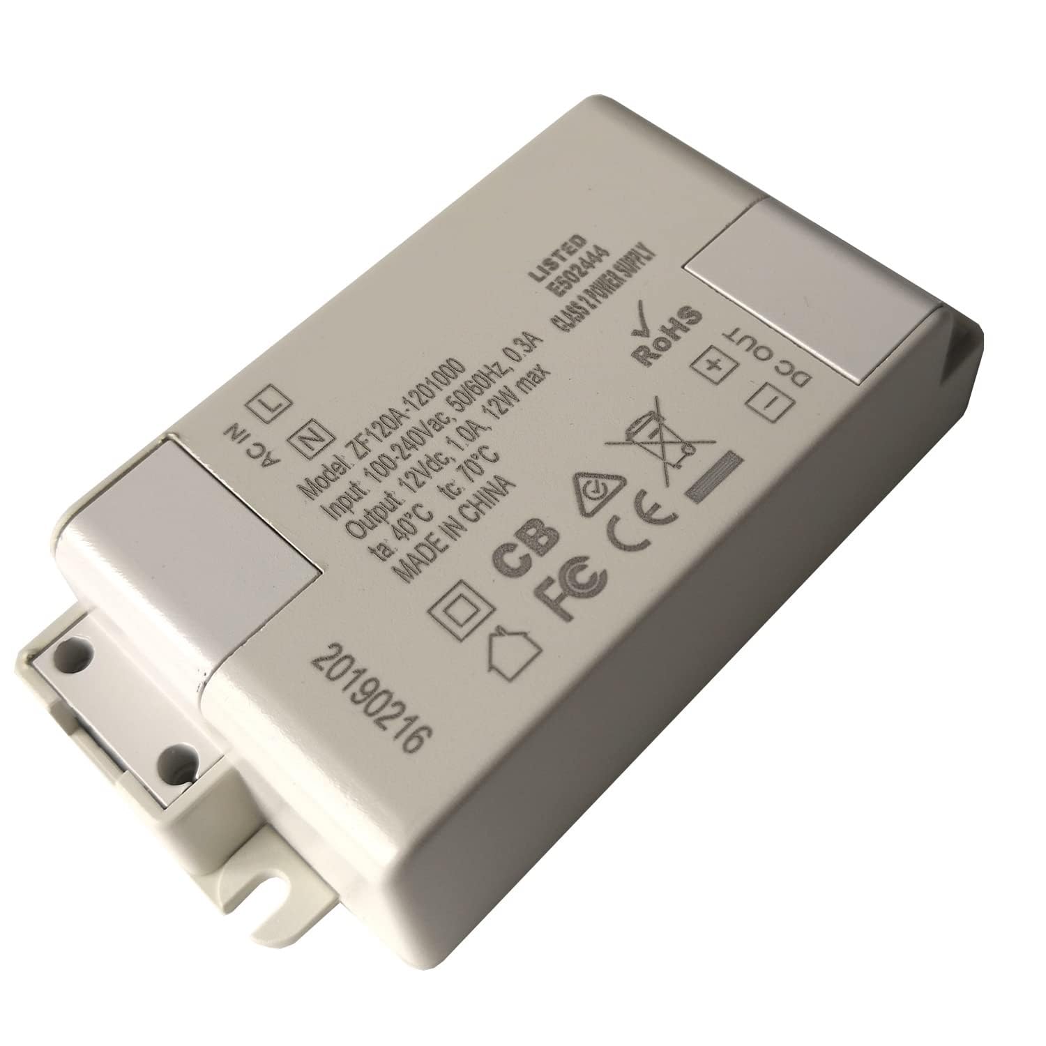CFA / Paul Egg - Tronic Revolution 12インチ 1PCS ZF120A-1201000 Class 2 Power Supply AC/DC Adapter LED Driver