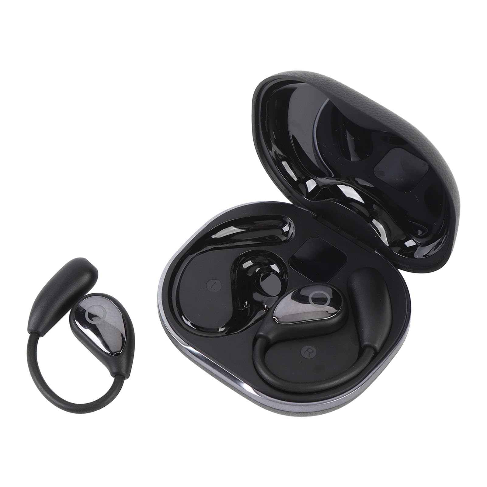 Cryfokt Auricolari per Traduzione Bluetooth Avanzati 144 Lingue 70 Accenti per Comunicazioni Facili per Viaggi e Affari 2 unità (BLACK)
