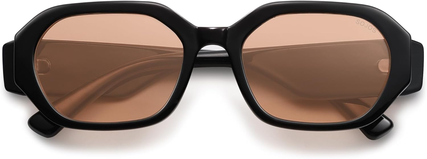 SOJOS Polarized Sunglasses For Women Retro Rectangle Womens Sun Glasses Trendy Narrow Square 90s Shades SJ2232 - Image 6