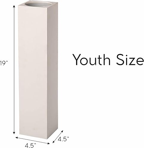 Miniatura 6 de Jarra de goma de tamaño juvenil, 4 vías – Montículo de lanzamiento de cuatro vías para niños sóftbol y béisbol – Cuña resistente para deportes de