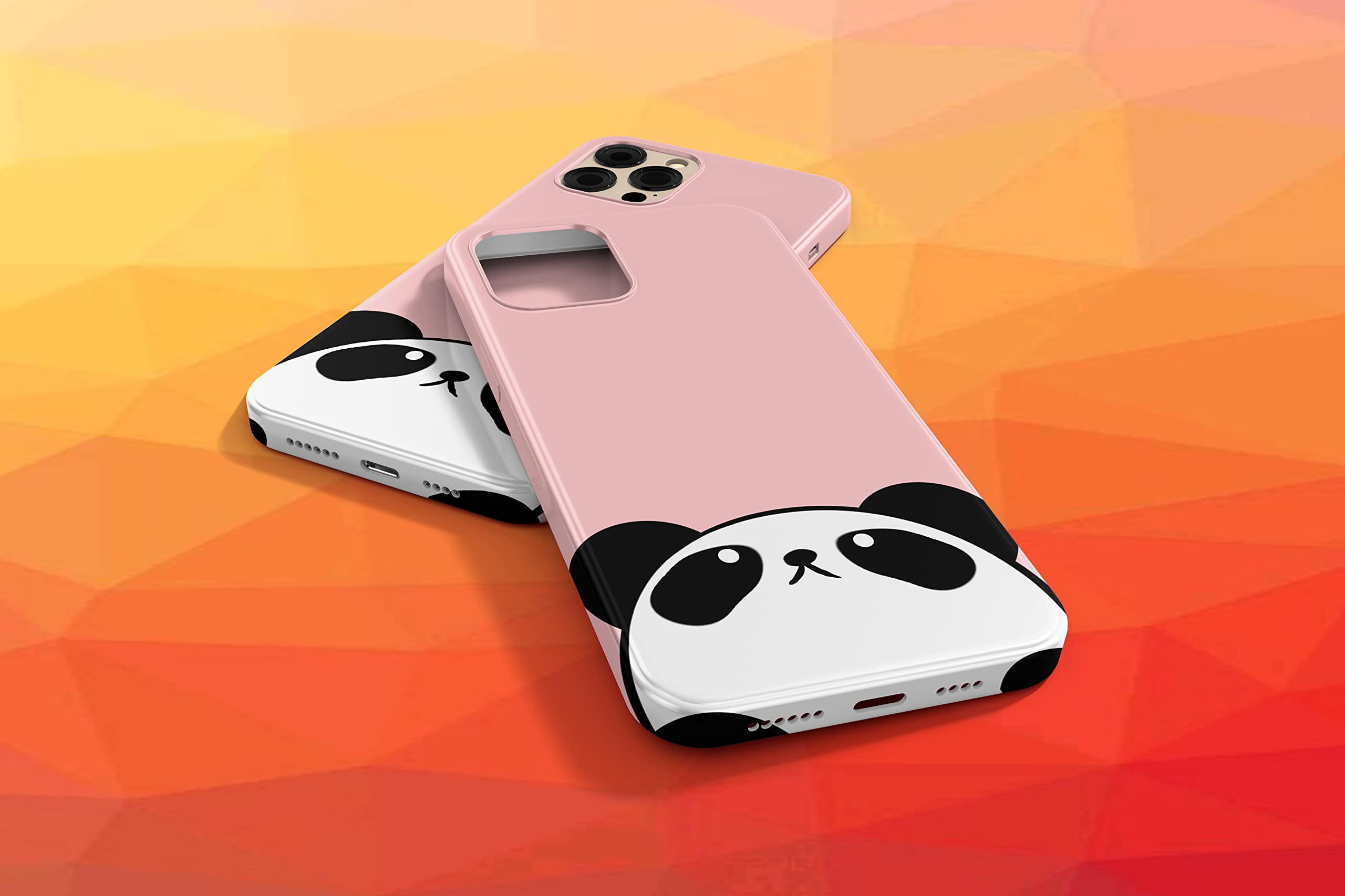 Love Panda Design 3D Printed Plastic Hard Back Case Cover for iPhone Xs Max