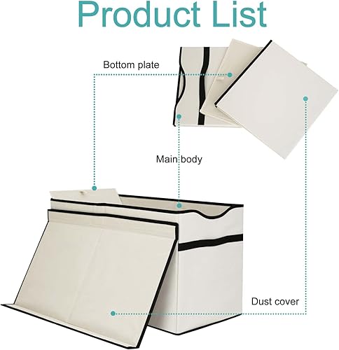 Miniatura 6 de VICTOR'S Caja de juguetes NEGRO+BEIGE2