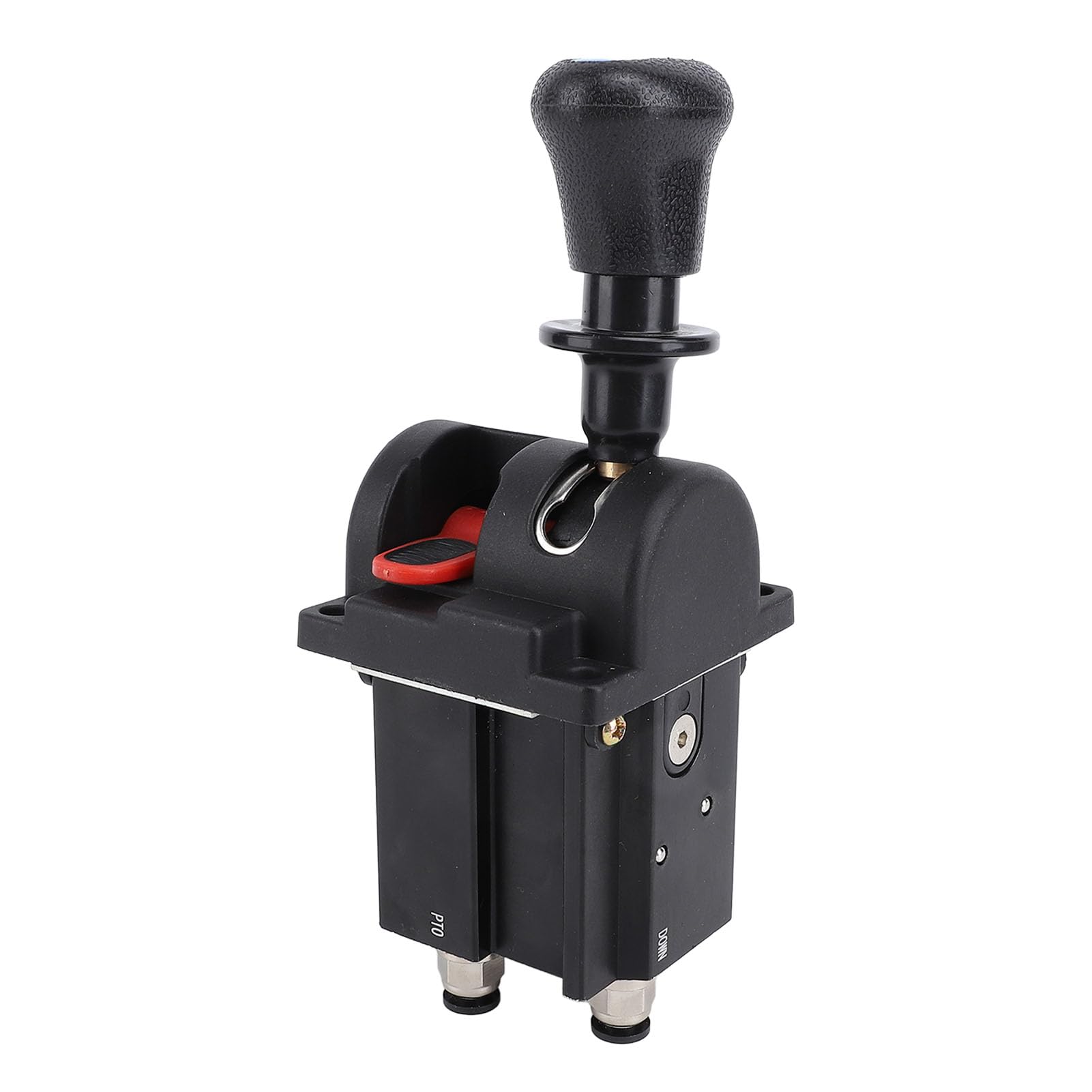 Dump Truck PTO Control Valve, 4 Holes 3 Working Positions Dump Truck Slow Down Control Switch, Proportional Control Valves with PTO Switch Slow Down Tipper Switch for Dump Truck