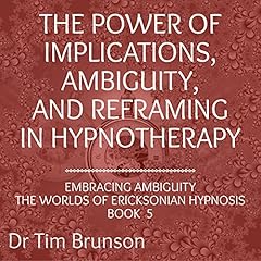 The Power of Implications, Ambiguity, and Reframing in Hypnotherapy Audiolibro Por Dr. Tim Brunson arte de portada
