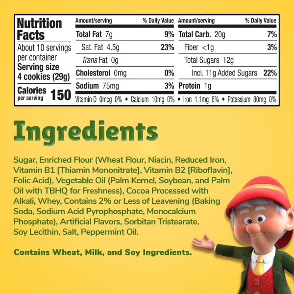 Keebler Grasshopper Galletas de Menta, 283g miniatura 2
