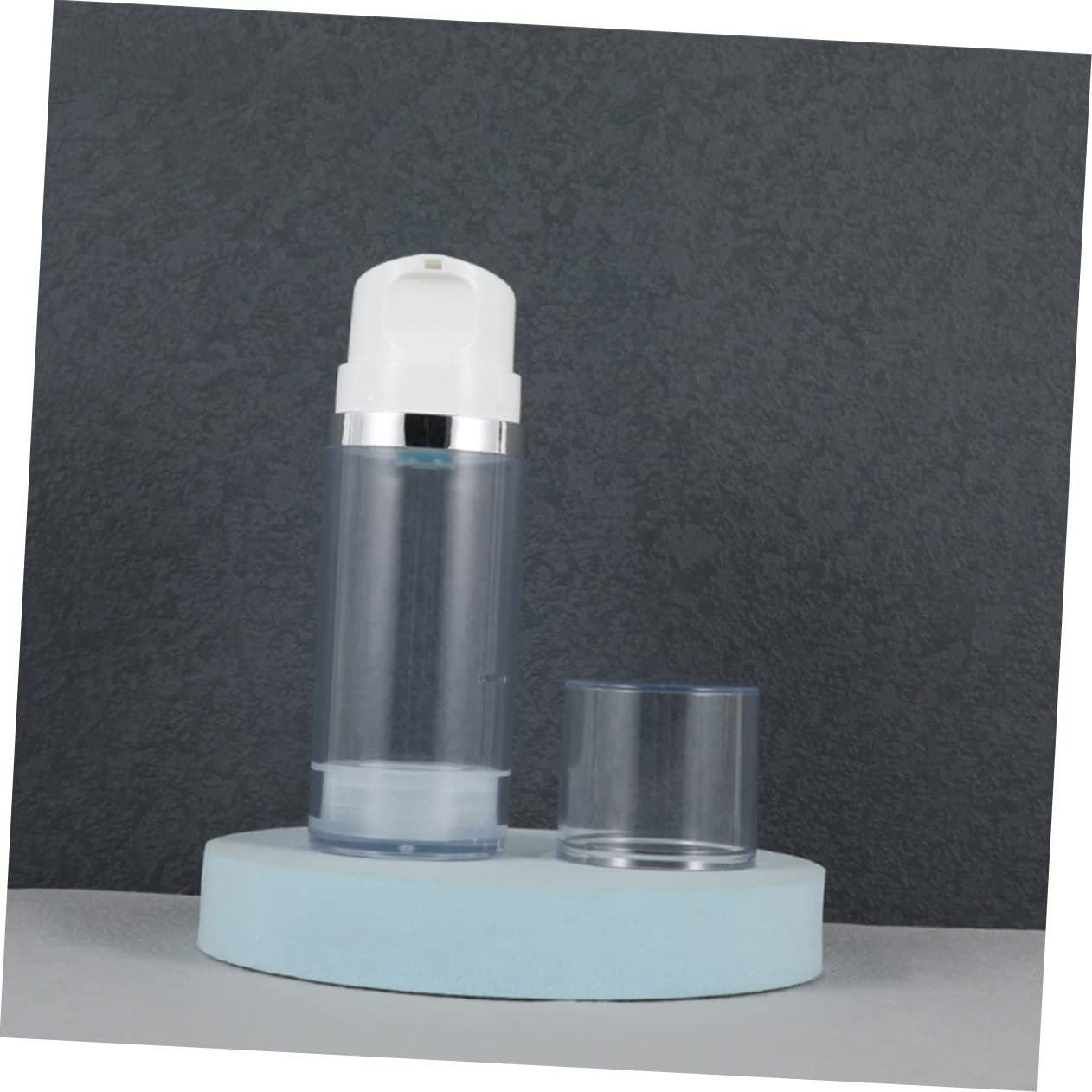 FOMIYES 15 Piezas botella de loción vacía Envase de plástico para loción Envase de plástico para manos dispensador de champú de viaje botella de loción sin aire práctica botella de crema