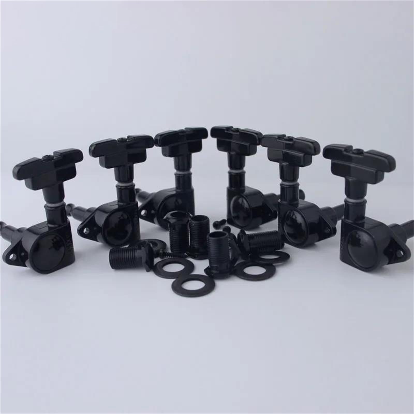 Juego De Clavijas/clavijas Afinación Guitarra 3R3L Clavijas Guitarra(Black)