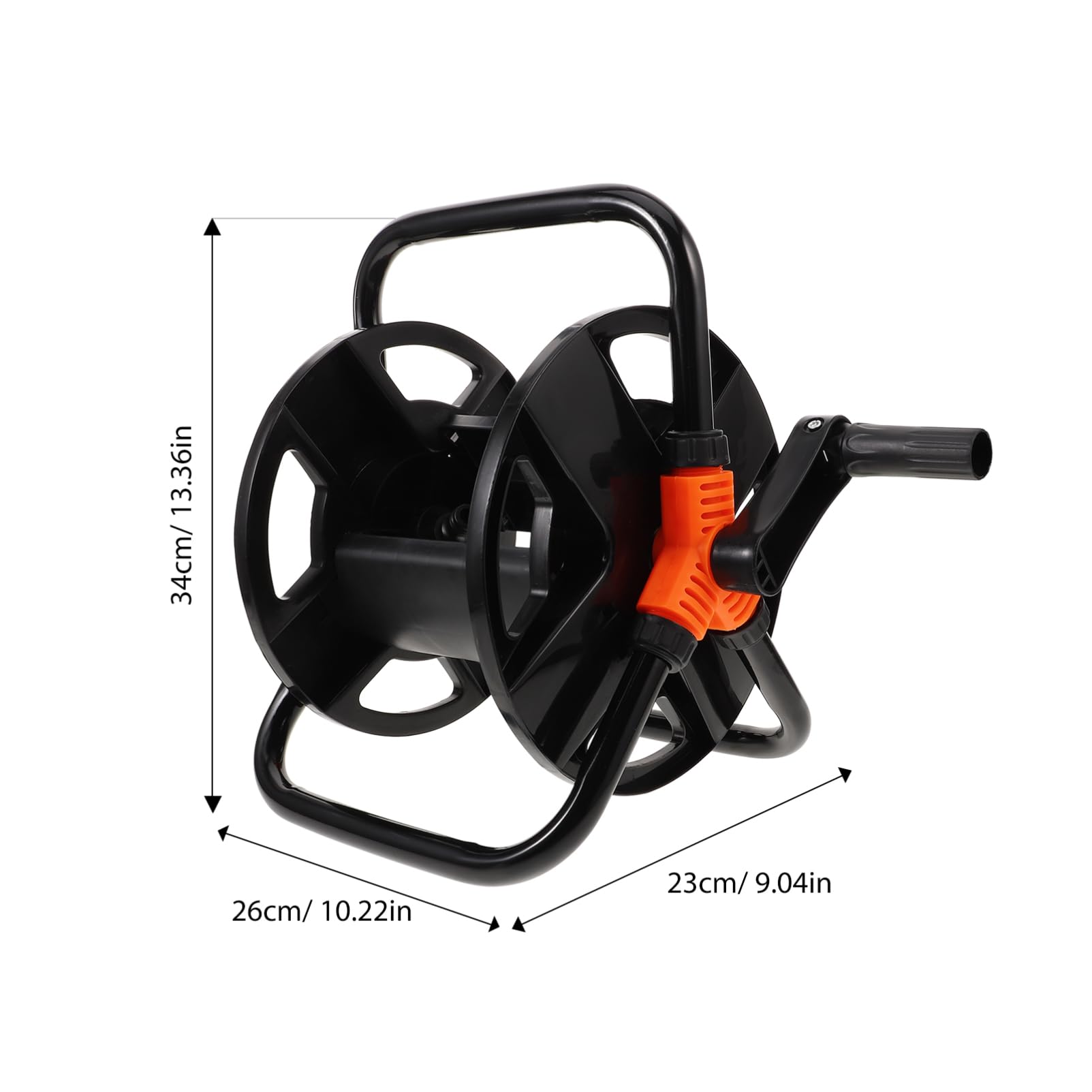 Sosoport Freestanding Garden Hose Reel Holder Durable Water Hose Storage Organizer for Efficient Garden Watering and Tangle Use Thick Material for Performance