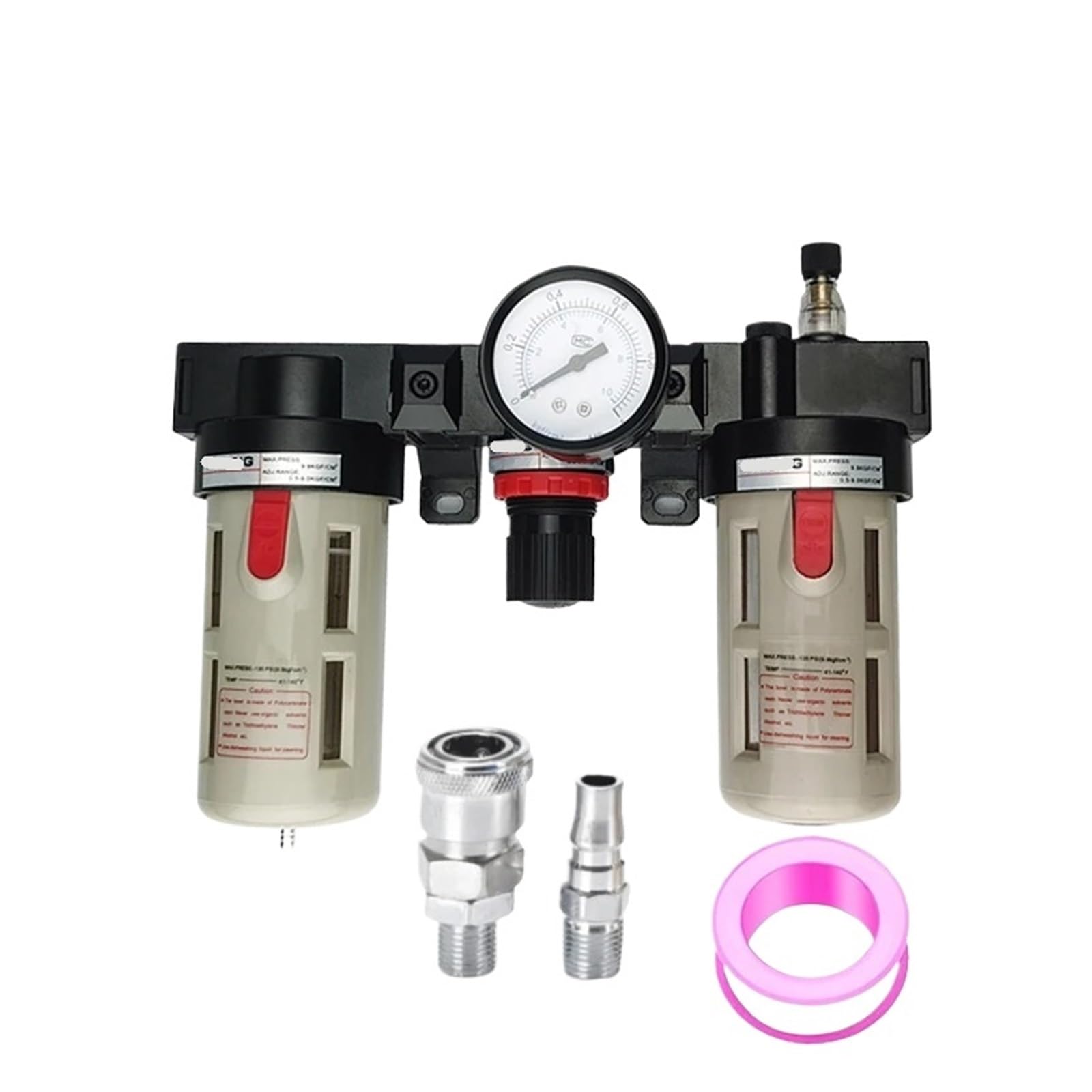 Kit de régulateur Pression Filtre à air BC3000 Séparateur d'eau Outil pneumatique Compresseur Filtre(BC3000 and C Type)