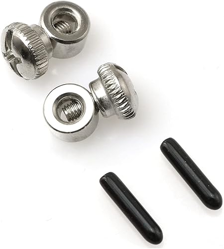 Tornillos de repuesto y tapas de extremo negro Juego de cubiertas para cable de velocidad, cuerdas de salto, tapas de extremo de cable, piezas,