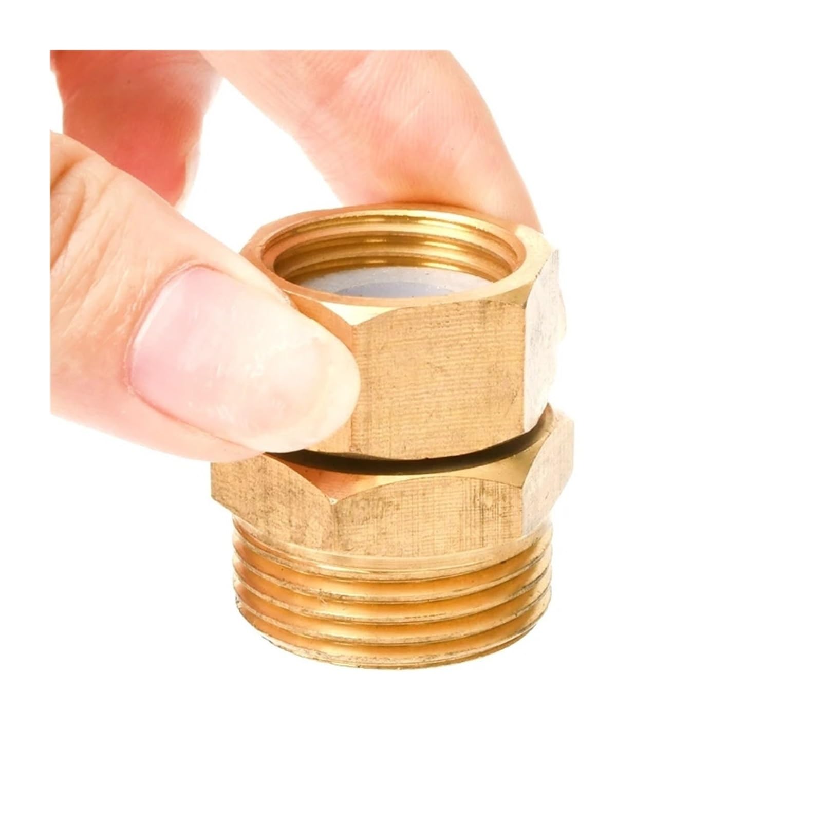 Raccordo filettato in ottone 1/2-1" maschio/femmina