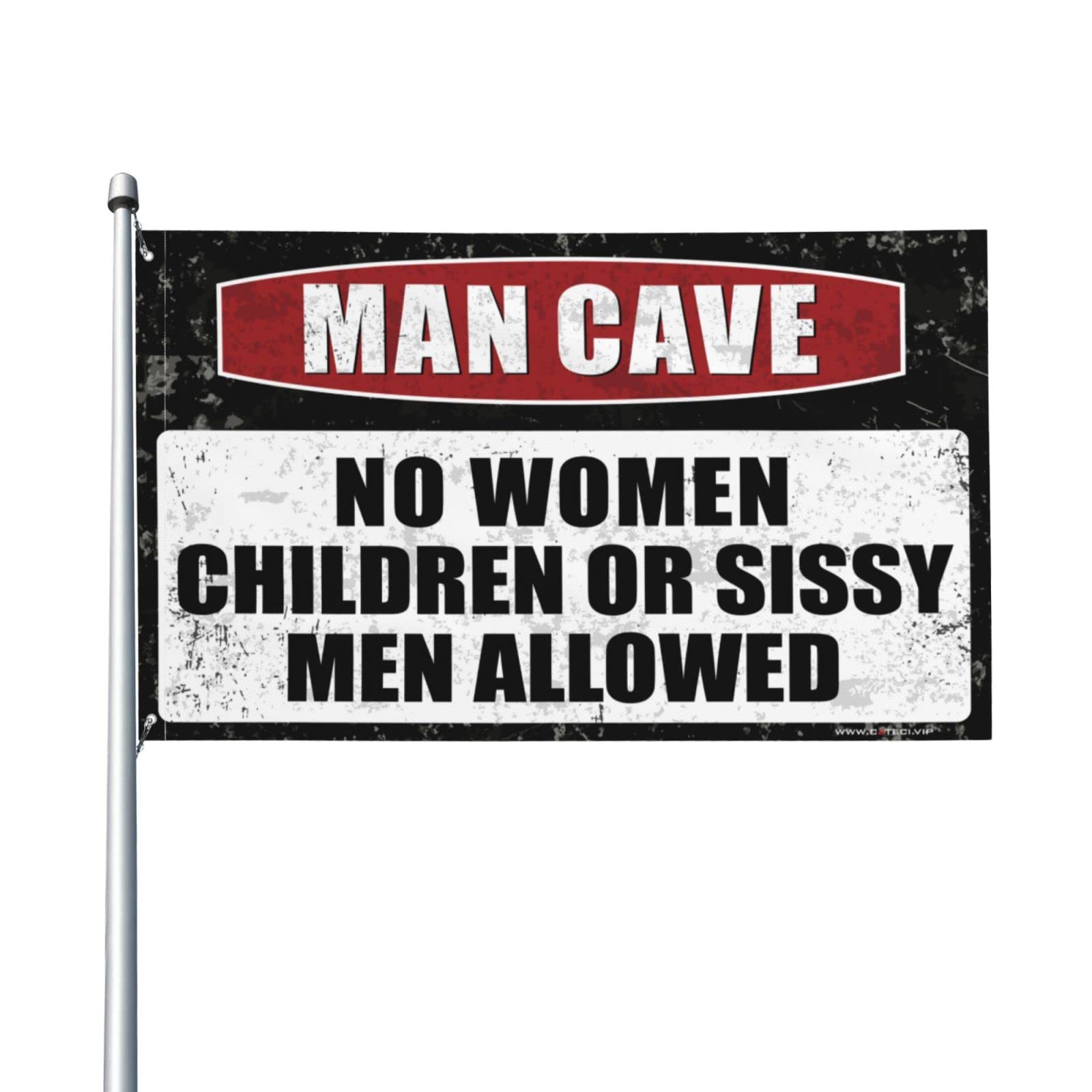 Règles de grotte décoration de bar pour les hommes drapeau COTECI