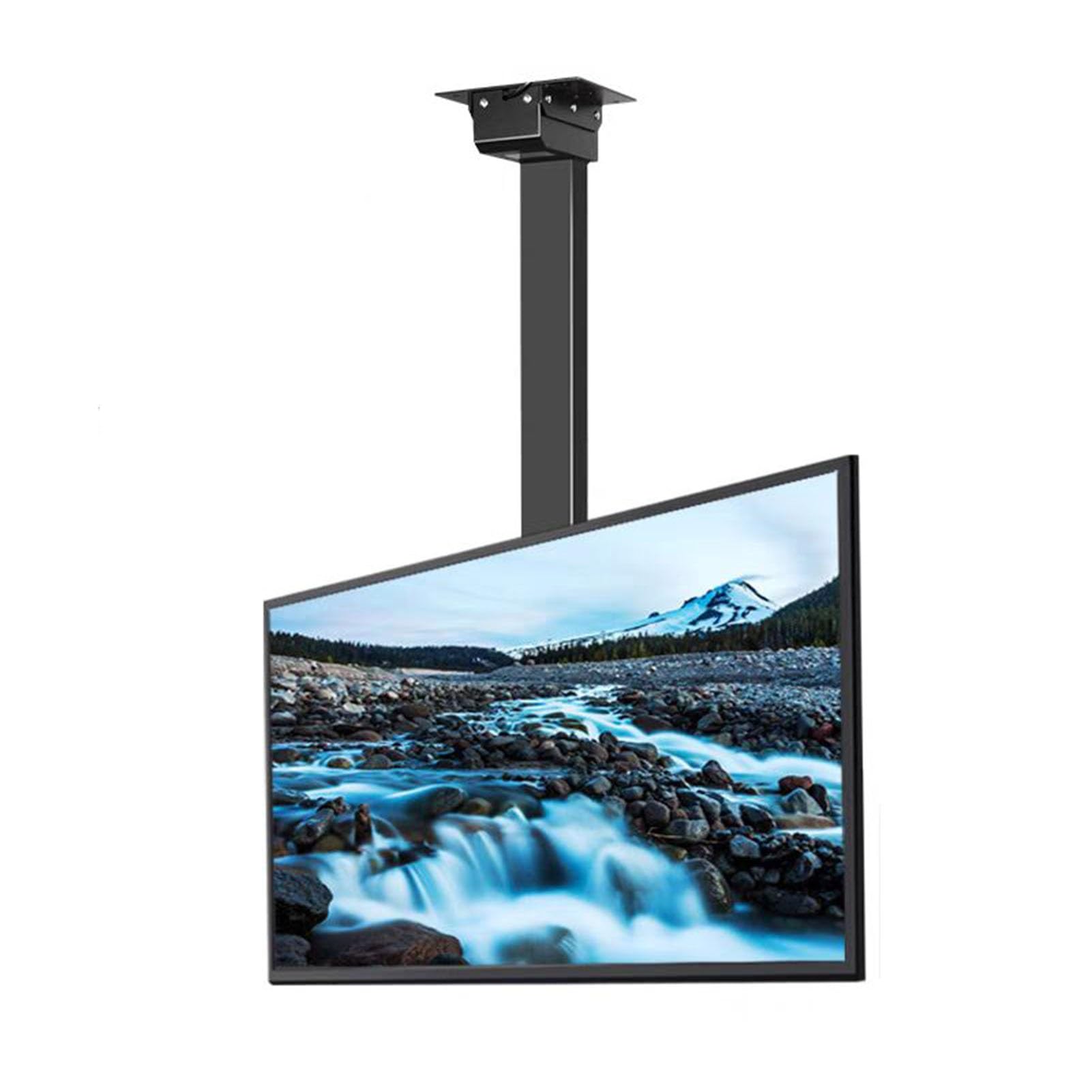 Elevador De TV con Rotación Manual De 360° - Soporte De TV Motorizado para Techo, Se Adapta A Soporte De TV Motorizado De 32 A 75 Pulgadas, con Soporte De TV Motorizado con Control Remoto