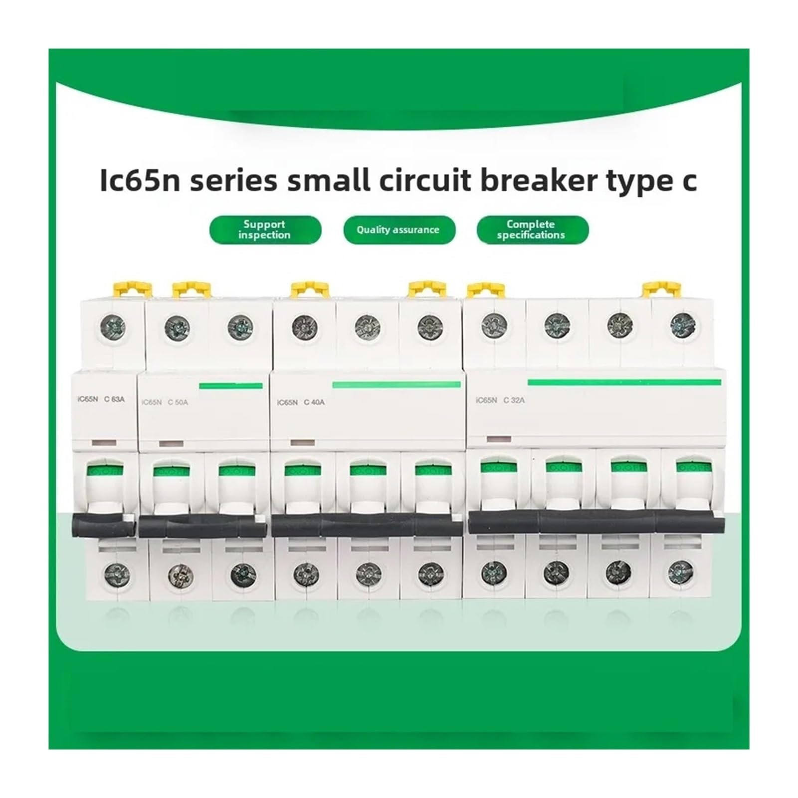 Disjoncteur 1P MCB, Courbe C, Commutateur D'air 1A-63A For Circuits Électriques(4P,20A)