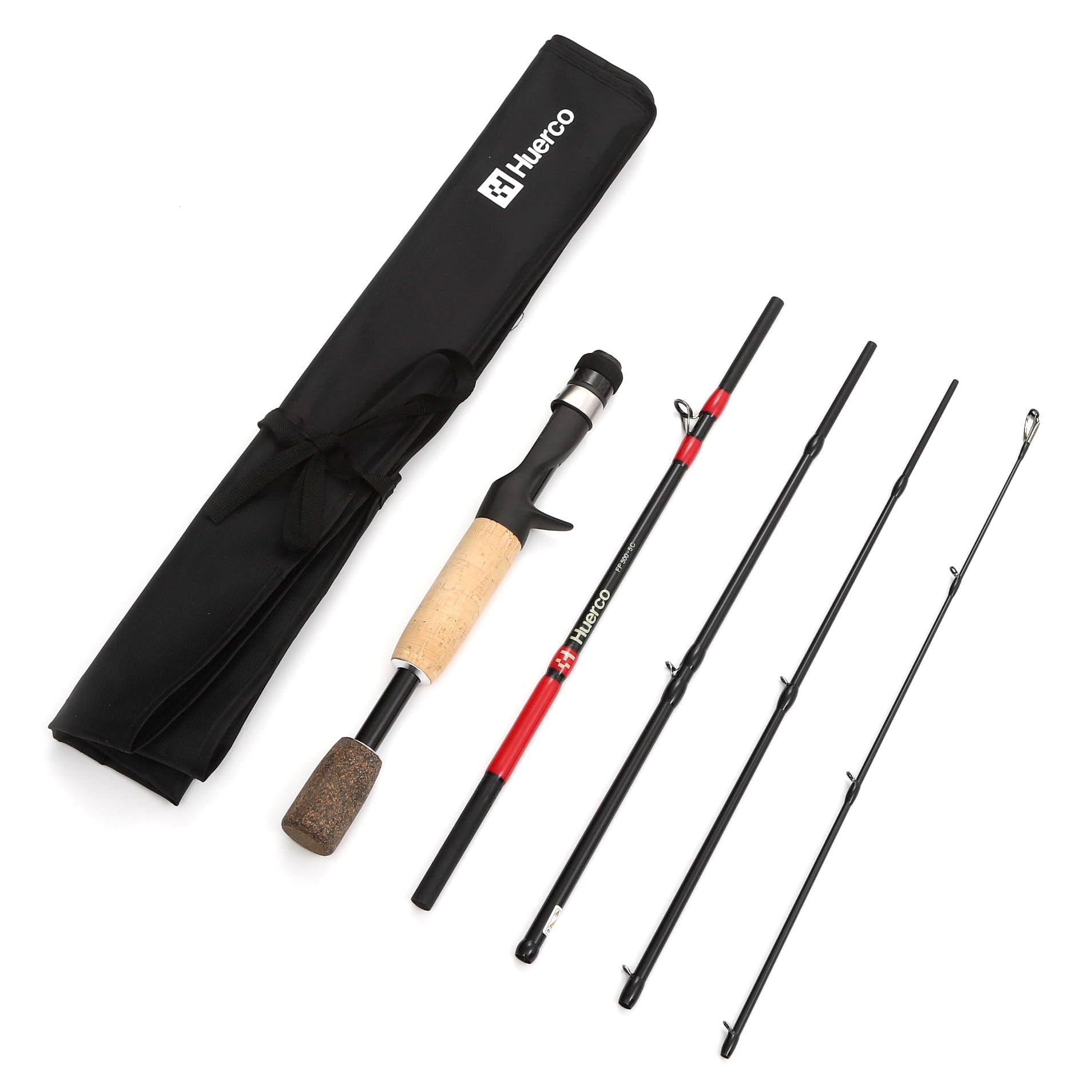 Amazon | Huerco フィッシングロッド FF500-5C / ベイトモデル 5pcs 