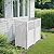 Flamaker Outdoor Privacy Fence Screen Lattice Mesh Outside Screen Enclosure Balcony Panels Wall Air Conditioner Fence Trash Can Pool Equipment Enclosure for Yard Patio Backyard, White