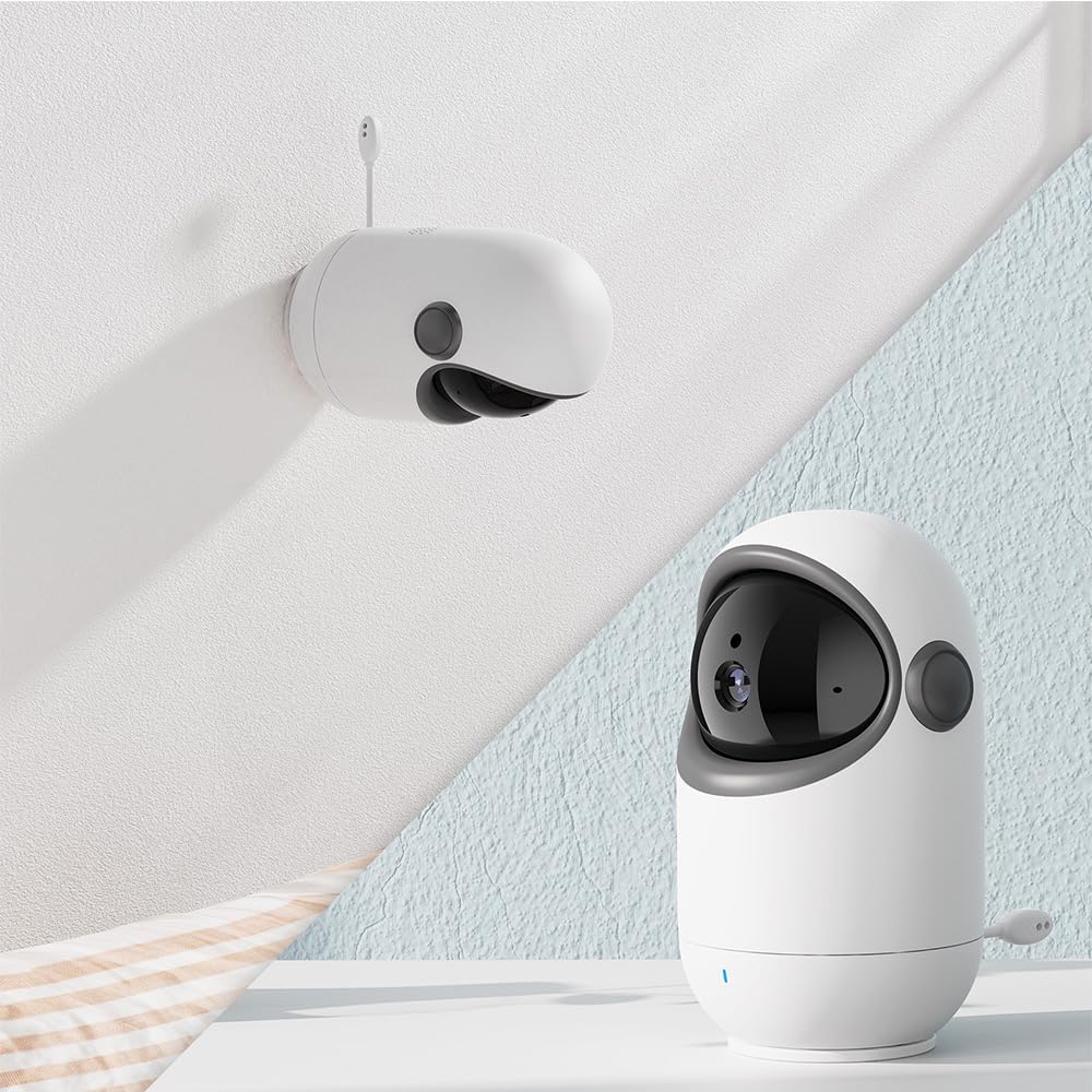 TakTark Kamera für 5 Zoll Babyphone Modell 2024 (Zur Verwendung Muss Eine Babyphone-Bildschirmeinheit Angeschlossen Werden, Im Paket Ist Kein Babyphone-Display Enthalten)