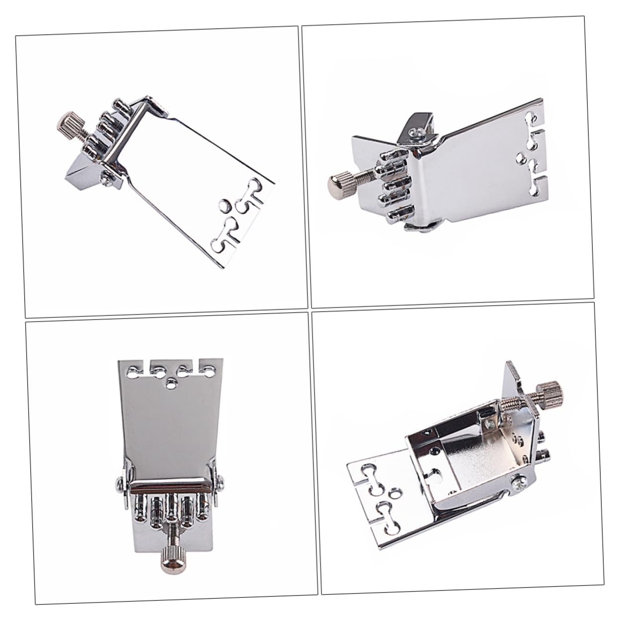 Toddmomy 5 Strings Banjo Bridge Tremolo Tailpiece Silver