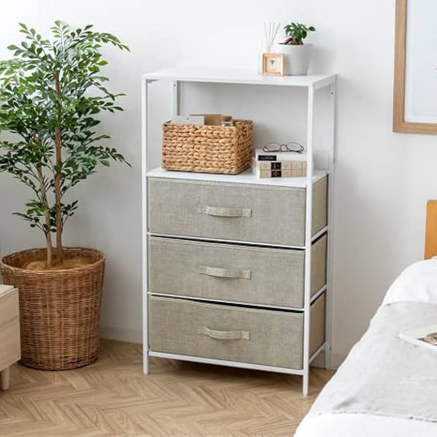 ランドリーチェスト ランドリーラック ランドリーボックス　キャスター付き 棚 dショッピング |ランドリーチェスト 4段 幅40cm 高さ85cm