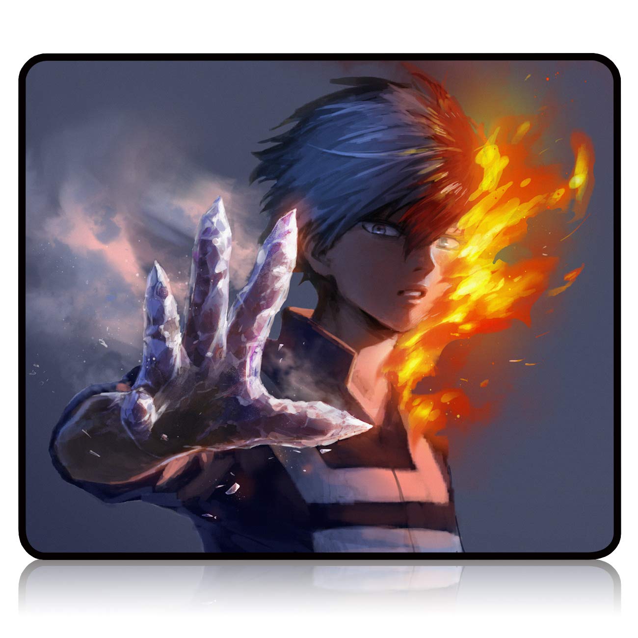 My Hero Academia Mouse Pad Anime Gaming Mouse Pad Stitched Edges Waterproof Mousepad Pixel-Perfect Mouse Mat 9.8X11.8X0.12 Inch