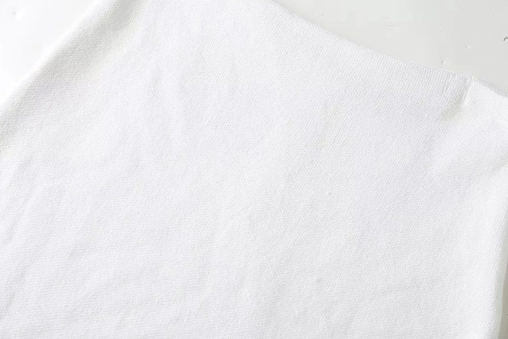 SWEPER Jupe Courte Femme - Printemps Été Femme Élégante Une Ligne Jupes Tricotées Mince Taille Haute Élastique Doux Mini Jupe Bas Féminins