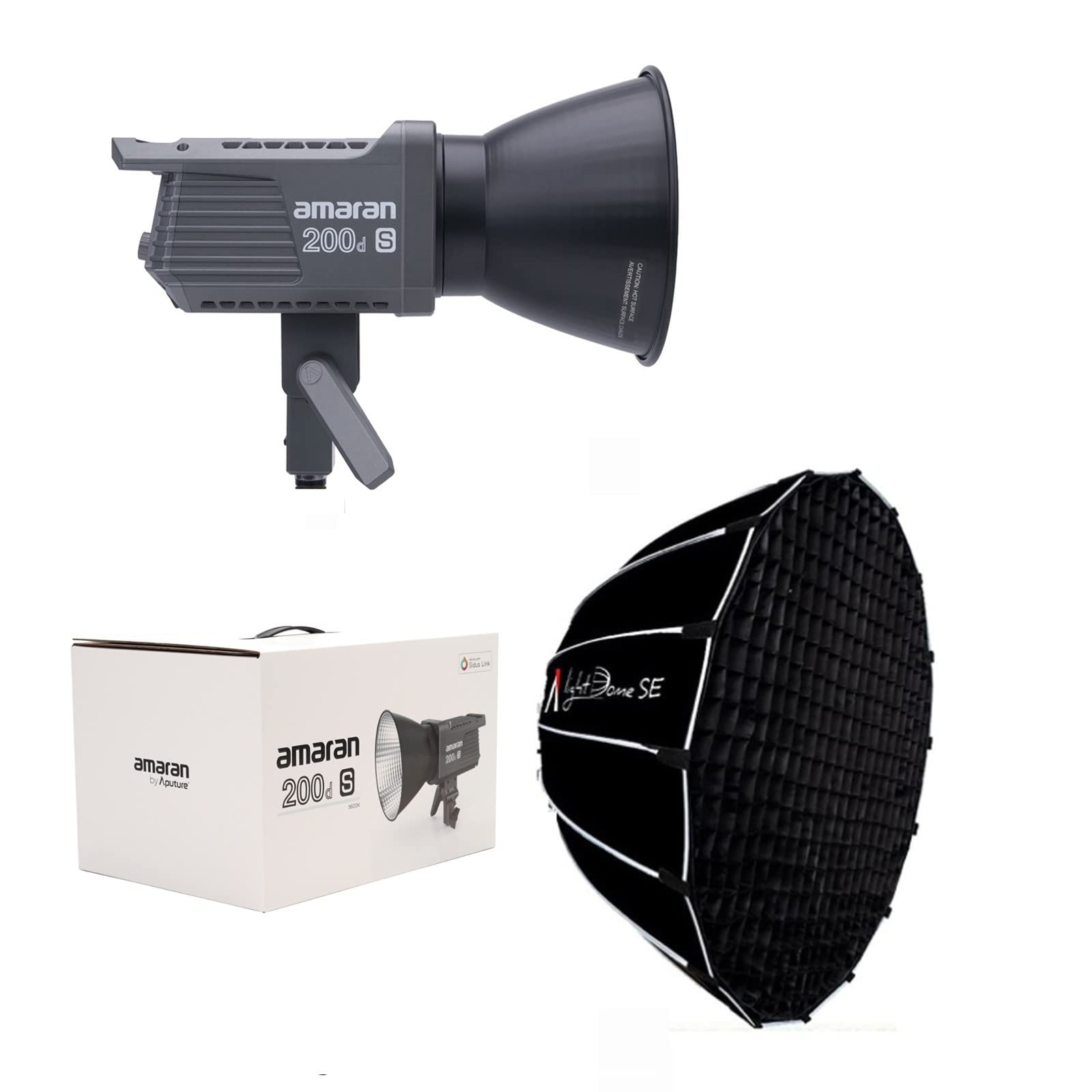 Amazon | Aputure Amaran 200d S + Light Dome SE ソフトボックス 