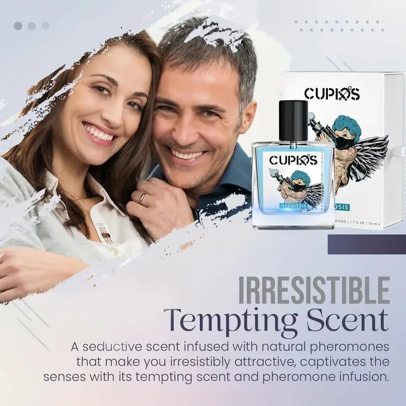 Image of Cupid Original Cologne for Men with Unique Scent Formula 50ml Perfume, Long Lasting Fragrances Like Cupid Fragrances (PACK OF 2)