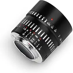 TTARTISAN Acessório De Lente Manual 50 Mm F/0,95 Aps-C, Comprimento Retrato, Para Câmeras Olympus/Panasonic Com Montagem M43, Compatível Epm1, Epm2, Epl1, Epl9, E-P1, E-M1, E-M10Ii, E-M10Iii, Pen-F,