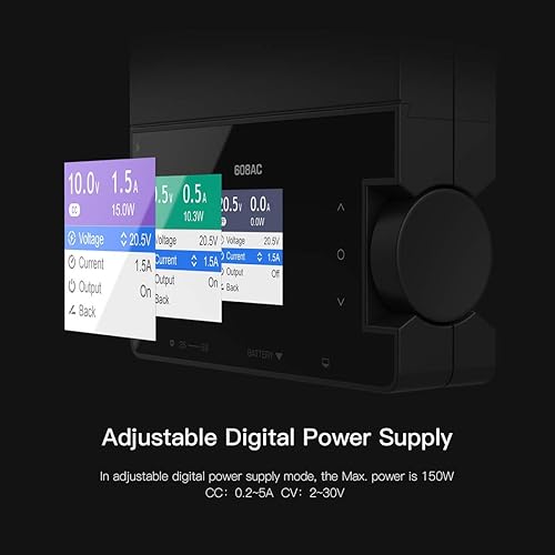 Miniatura 7 de ISDT Lipo Cargador de equilibrio de batería 608AC - 8A200W ACDC cargador inteligente para 1-6S Life, Lilon, LiPo, LiHvPbNiMH RC cargador de batería