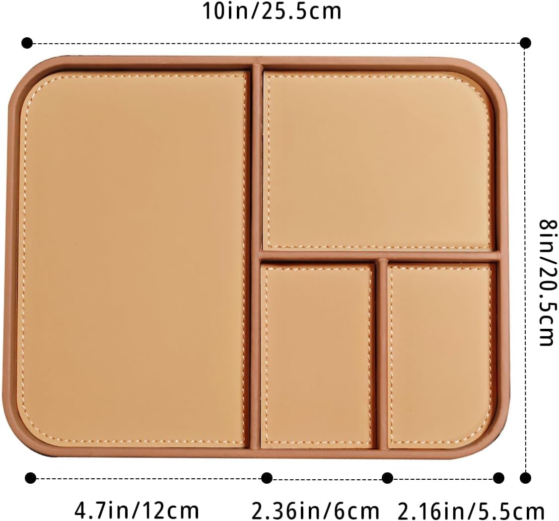 1*Leather Valet Tray for Men + 1*Leather Valet Tray for Men