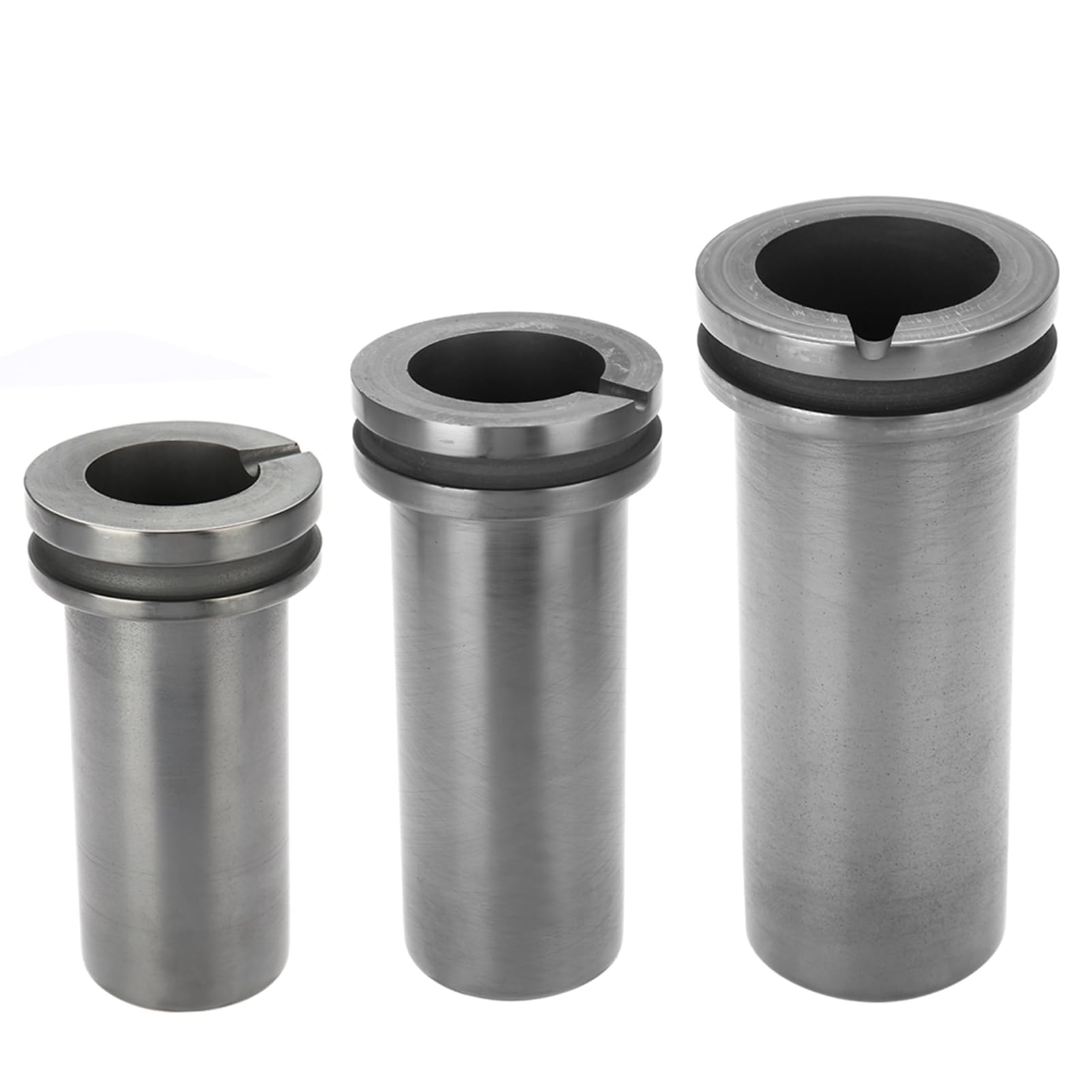 Hochreiner Graphittiegel, 1 Kg / 2 Kg / 3 Kg Graphittiegel Metallschmelzender Barrenform für Gold Silber Messing Aluminiumofen Gießen Schmuckwerkzeuge(3kg)