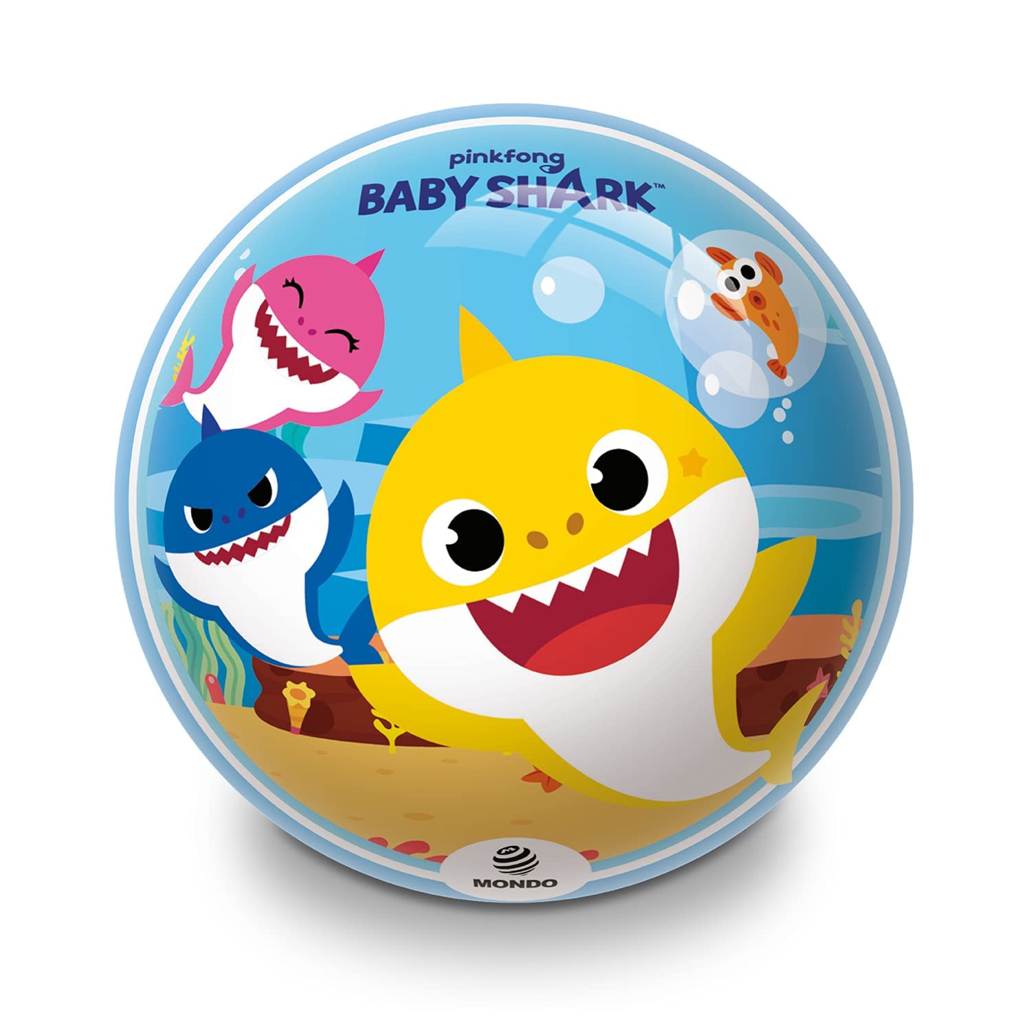 Mondo Toys BIO BALL - BABY SHARK BIO - for girls/kids - multicolored - BioBall - 26014, 23 cm diameter, size 5