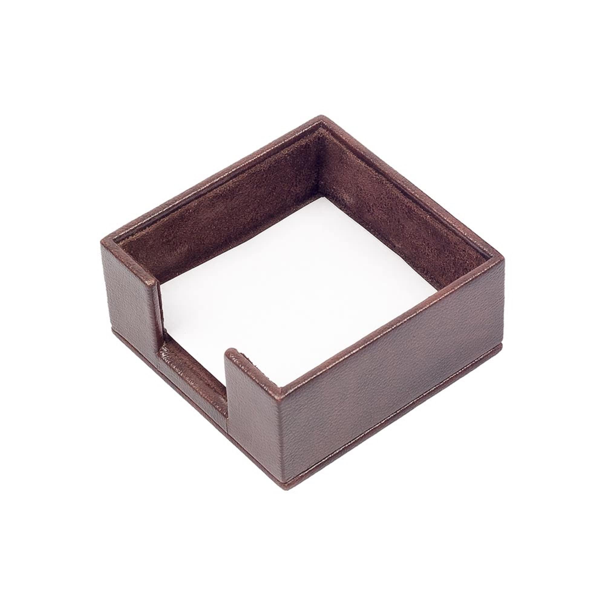 MOOGCO Set da scrivania in pelle marrone con supporto per banconote, porta penne, sottobicchiere in pelle, marrone (3C)…