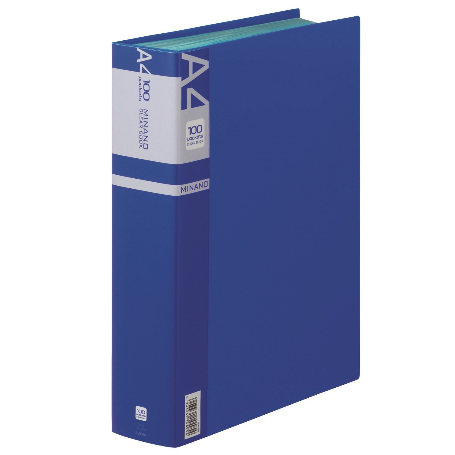 (まとめ) ライオン事務器 クリアーブックMINANO(ミナノ) A4タテ 40ポケット 背幅26mm オレンジ CR-40M 1冊 〔×10セット〕(代引不可) まとめ) ライオン事務器 クリアーブックMINANO(ミナノ) A4タテ 40