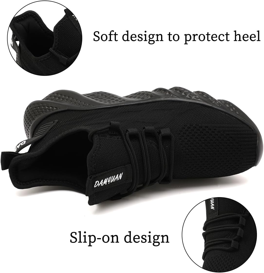 Womens Walking Shoes Running Sneakers Slip On Tennis Sport Workout Gym Athletic Travel Work Lightweight Non Slip Fashion Breathable Comfortable Shoes - Image 5