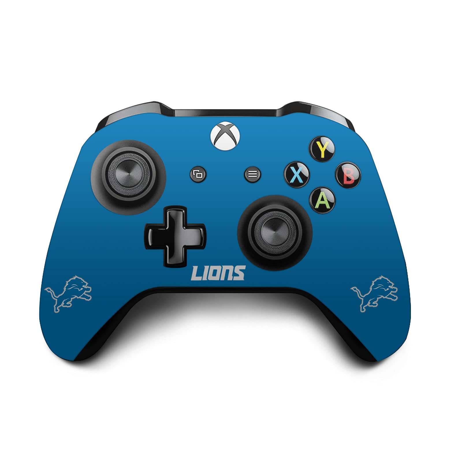 Head Case Designs sous Licence Officielle NFL Logo Detroit Lions Vinyle Autocollant De Jeu Peau Autocollant Couverture Compatible avec Xbox One X Console and Controller Bundle