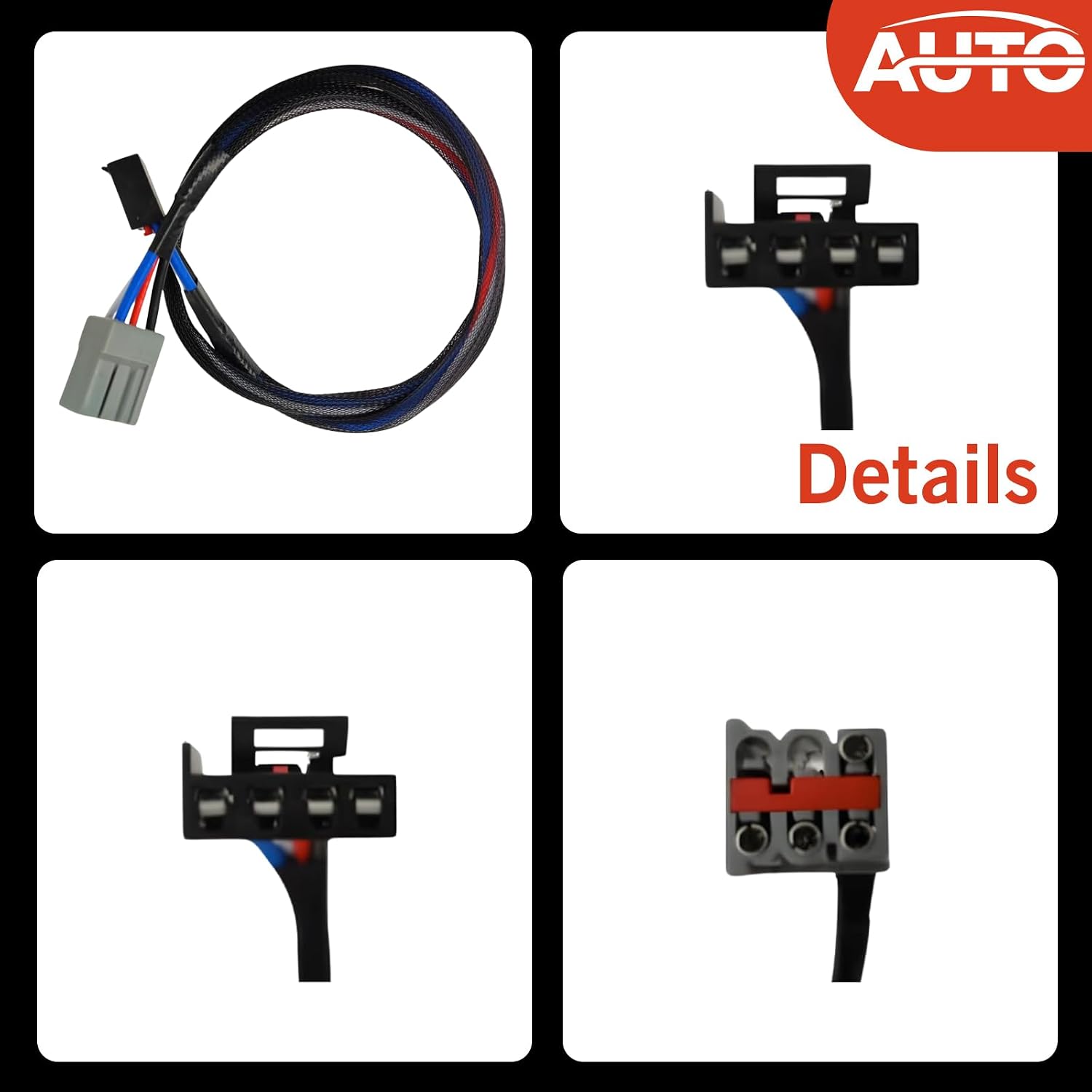 303500 Trailer Brake Controller Harness Compatible with Land Rover Range Ford Econoline Explore F-150 F-250 F-350 Lincoln Navigator Vehicle Brake Control Ends
